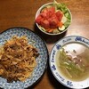 イワシのトマト煮のパスタ