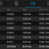 6kmペース走（4'00"/km）ナイキ ズームフライ