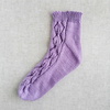 つま先から編む靴下の練習(4)