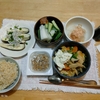 キムチ鍋2日目。レンチン茄子とシラス。大根おろしとかつお節