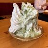 コメダのかき氷はすごいボリューム！！宇治抹茶のソフトクリーム・練乳・小倉あん付きのかき氷を食べました
