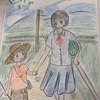 8月の一枚絵を作成しました。
