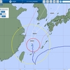 台風11号は明日の昼から夜半にかけて最接近しそう