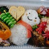 新年一発目 ゆきだるま弁当