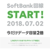 LINEモバイルが、ソフトバンク回線でのサービスを開始。今だけデータ容量2倍