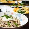 ♪とろろそば＆鯛、新玉ねぎの天ぷら♪