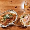 今日の料理　パスタとワイン
