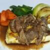 牛肉と豆腐のステーキ（低カロリー食事シリーズ２）
