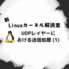 新Linuxカーネル解読室 - UDPレイヤーにおける送信処理 (1)