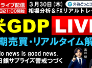 FX ライブ配信、No news is good news. 日銀サプライズ警戒つづく (2023年3月30日)