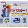 頭巾付防寒・防水シート