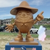 みんな大好き！大津中央公園のアイドル「からいもくん」と麦わらの一味のゾロ像を巡る旅