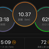 ジョギング10.37km・3ヶ月ぶりのTペース走