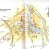 モレ・シュル・ロワンのイラストマップ（フランス）