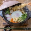 こんな日には鍋焼きうどん