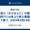 尊富士（たけるふじ）が最速10場所で110年ぶり新入幕優勝を受けて断つ（2024年3月24日）。