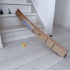 ダンボールでトミカの滑り台トンネルを作ったよ！【2歳おうちあそび】