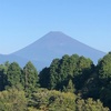 今朝の景色2 富士山