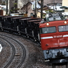 EF81-80の牽引する尾久車両センター所属のホキ800廃車回送を撮る！(土崎カーブ編)