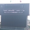 小牧市民球場でオープン戦見ました