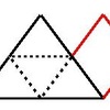 マッチ棒パズル・三角形移動問題（３）の解