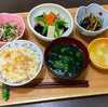 雨のち晴れ　今日の助産院ごはん