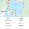 姶良カルデラ1周 94km