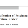 Psychopathological Hand Disorders