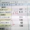 糖代謝検査６．３％↑