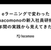 eラーニングで変わったhacomonoの新入社員研修 - 半年間の実践から見えてきたこと
