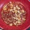 ベーコンときのこの中華風パスタ