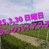 2025,3,30 日曜日 トラックバイアス予想 (中山競馬場　阪神競馬場　中京競馬場)