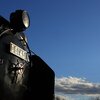 師走の公園機関車　－夕暮れ－