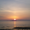 尾道に沈む夕日