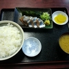 西川口の「あおき食堂」でさんま刺身定食を食べました☆