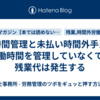 時間管理と未払い時間外手当 労働時間を管理していなくても残業代は発生する