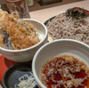 ざる蕎麦と小天丼