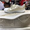 パトリックのスニーカーソールにゴムを貼って長持ちさせます