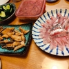 釣った魚で晩酌