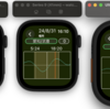 AppleWatch　Tideグラフの縦幅調整