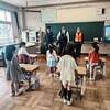 交通安全　気をつけましょう。