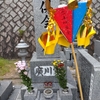 ８月、数日早い廣川君月命日そしてお盆のお墓参り