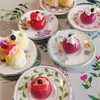 【ミニチュアフード】ストロベリー&ブルーベリーのミニドームケーキ