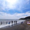 和田長浜海水浴場で5歳と3歳の子供たちと海水浴と磯遊び（2022年7月）