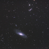 りょうけん座の銀河M106,NGC4217