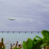 那覇空港第2滑走路を見渡す瀬長島で曇り空の飛行機撮影トレーニング30分勝負