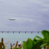 那覇空港第2滑走路を見渡す瀬長島で曇り空の飛行機撮影トレーニング30分勝負