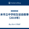 熊本市立中学校生徒自殺事件（2019年）