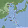 台湾島が召還魔法をかけ過ぎて三位一体型台風状態に
