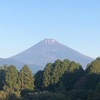 今朝の富士山